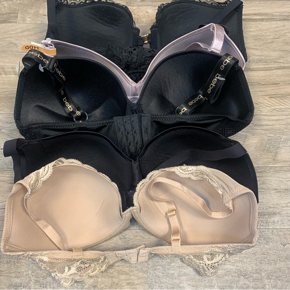 Bundle 5 Variety Bras T Shirt Push Up Natori Feathers Bebe Bali Maidenform - Picture 6 of 16